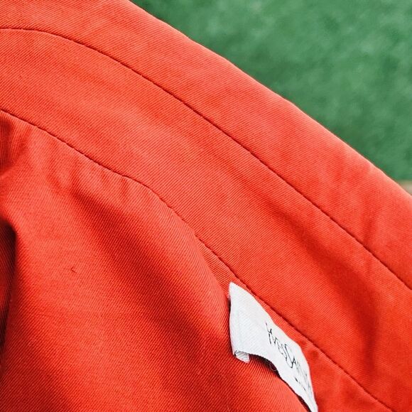 Tom Ford For Yves Saint Laurent 2004 Bright Orange Rope Closure Satin Trim Vest - Picture 9 of 11